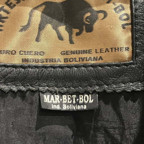 Vintage Classic Black Leather Zip-Front Jacket - women - Picture 5 of 9